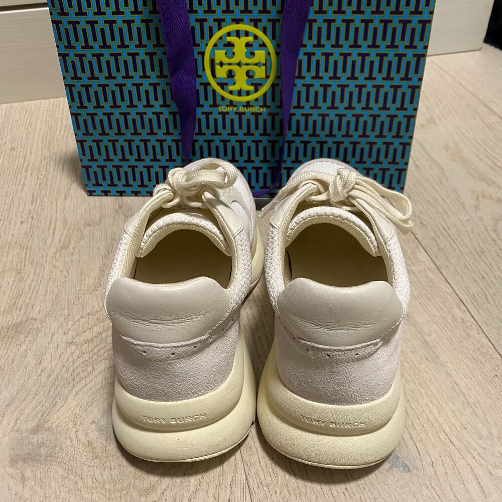 Tory Burch Cream/Off-White Women's Sneakers - Picture 4 of 13